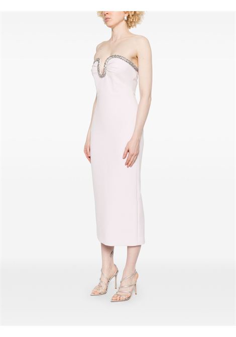 Abito midi con decorazione in rosa chiaro Roland Mouret - donna ROLAND MOURET | RMSS25118MCPLP